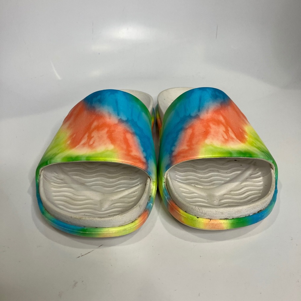 Native Spencer LX rainbow tie dye slides casual summer beach - Picture 4 of 9